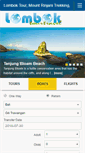 Mobile Screenshot of lomboktourtravel.com